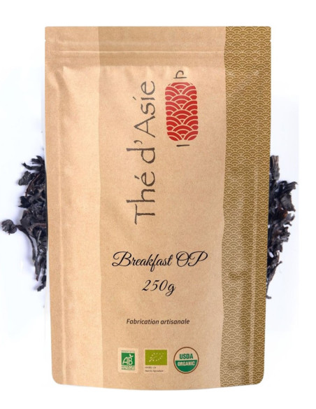 Thé noir - Breakfast OP - Biologique - en vrac - 250g- THÉ D'ASIE