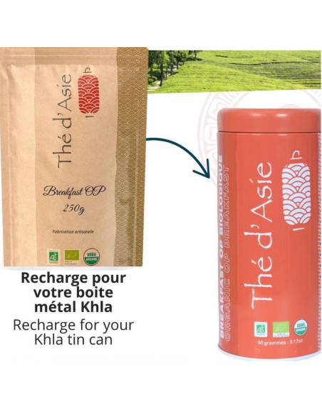 Thé noir - Breakfast OP - Biologique - en vrac - 250g- THÉ D'ASIE