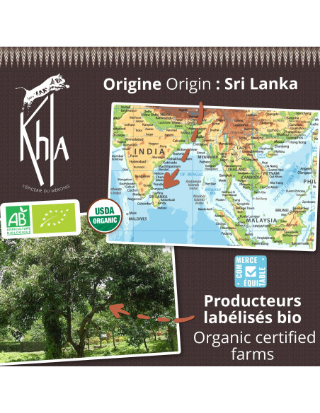 Cannelle de Ceylan en bâton - Biologique - 20g - Pot- KHLA