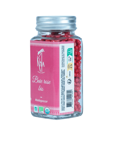 Baies roses biologique - 30g - Pot- KHLA