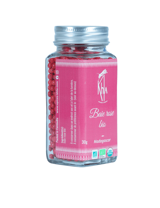 Baies roses biologique - 30g - Pot- KHLA