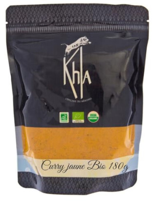 Curry jaune - Biologique - en poudre - 180g- KHLA