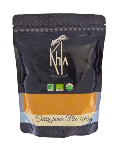 Curry jaune - Biologique - en poudre - 180g- KHLA