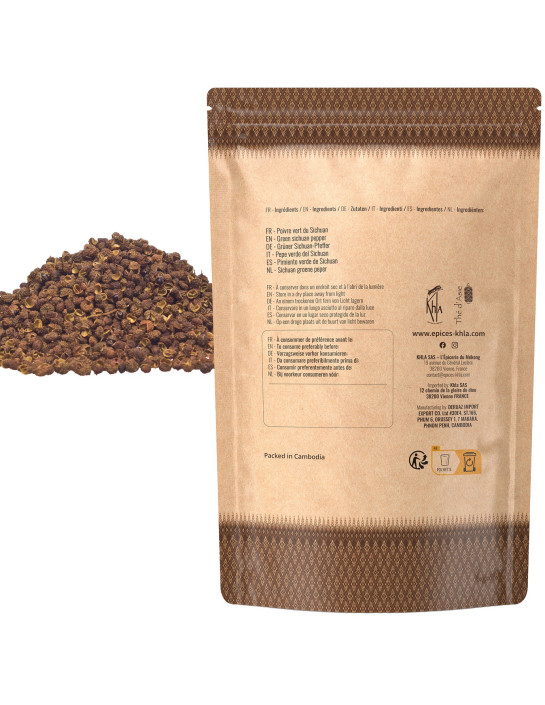 Baie verte de Sichuan - en grains - 500g- KHLA