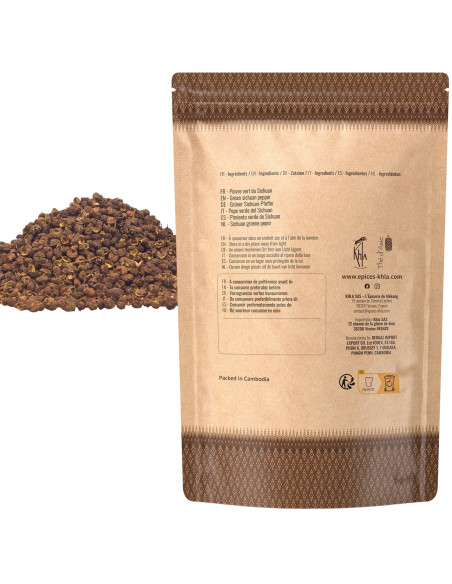 Baie verte de Sichuan - en grains - 500g- KHLA