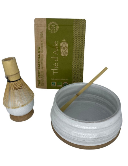 Set Matcha Bakong Blanc/Terre- Set Matcha Bakong Blanc/Terre-