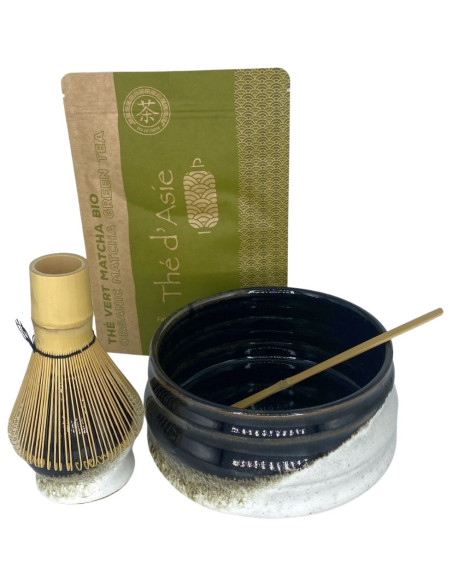 Set Matcha Bakong Blanc/Noir-