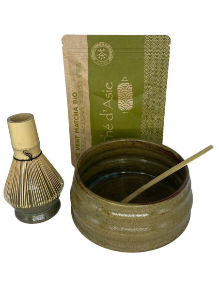 Set Matcha Bakong Vert Olive- Set Matcha Bakong Vert Olive-