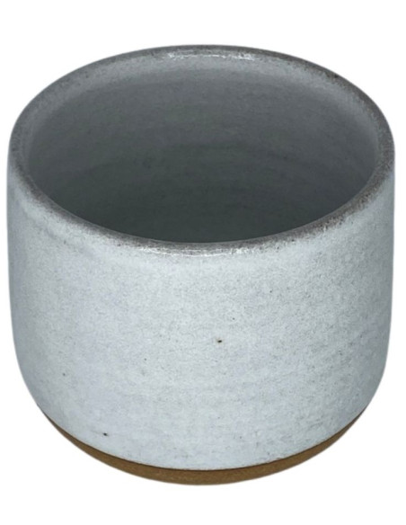 Tasse Bakong Blanche/Terre- Tasse Bakong Blanche/Terre-