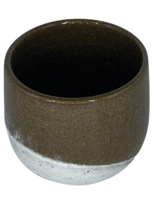 Tasse Bakong Blanche/Marron-