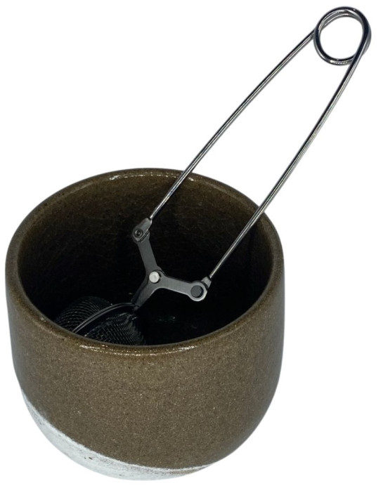 Tasse Bakong Blanche/Marron-