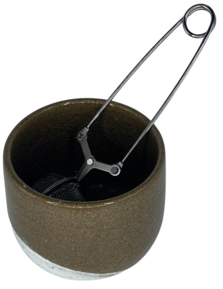 Tasse Bakong Blanche/Marron-