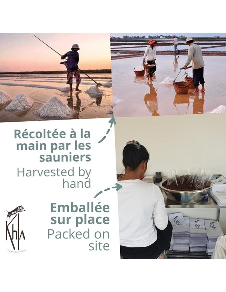 Fleur de sel de Kampot - Premium - 1kg- KHLA