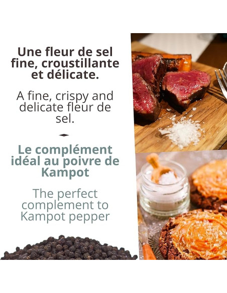 Fleur de sel de Kampot - Premium - 1kg- KHLA