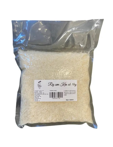 Riz blanc SENKRA Ob Jasmin - 1kg- KHLA Riz blanc SENKRA Ob Jasmin - 1kg- KHLA