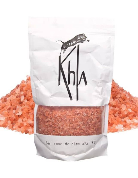 Sel rose de l'Himalaya - en grains - 1kg- KHLA