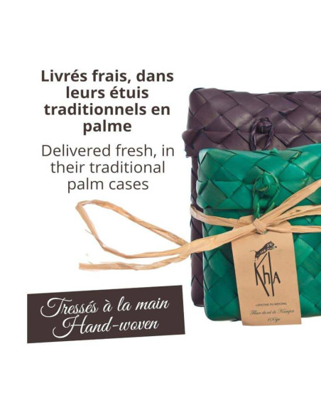 Duo palme sel et poivre de Kampot - Premium - palme 200g- KHLA