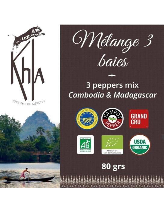 Mélange 3 baies Biologique - 80g- KHLA