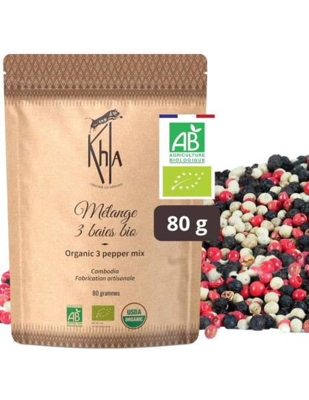 Mélange 3 baies Biologique - 80g- KHLA Mélange 3 baies Biologique - 80g- KHLA