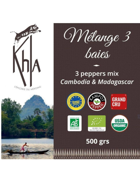 Mélange 3 baies Biologique - 500g- KHLA