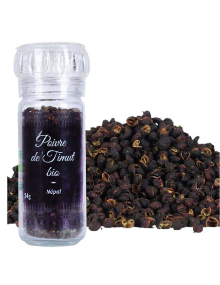 Baie de Timut - Biologique - Premium - en grains - 24g - Moulin- KHLA