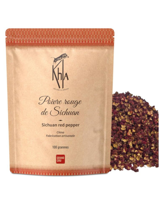 Baie rouge de Sichuan - en grains - 100g- KHLA