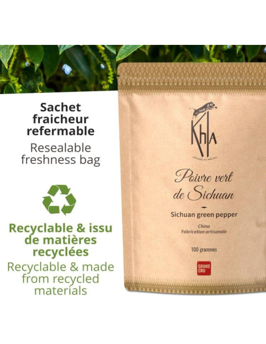 Baie verte de Sichuan - en grains - 100g- KHLA