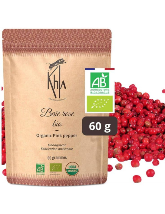 Baies roses Biologique - 60g- KHLA