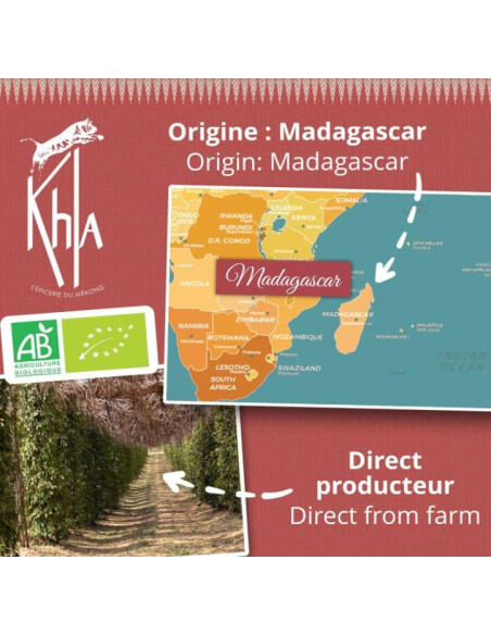 Baies roses Biologique - 60g- KHLA