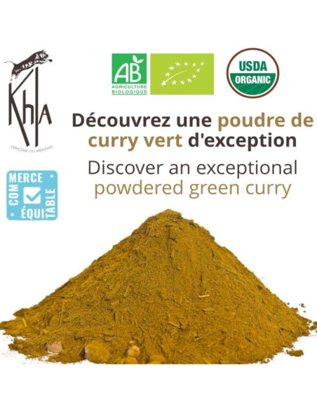 Curry Détox - Biologique - en poudre - 500g- KHLA