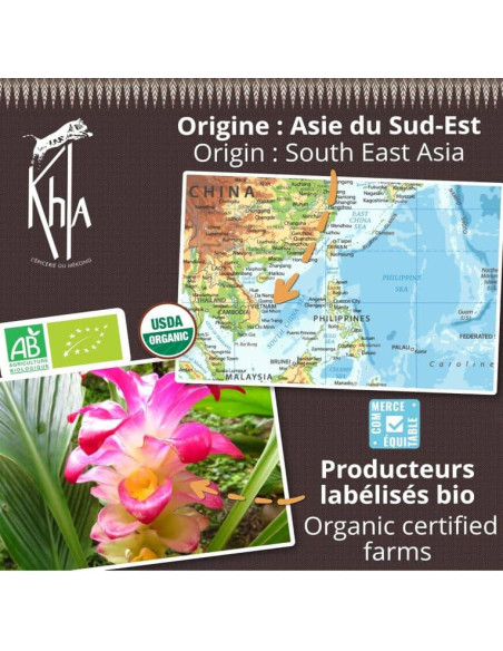 Curry jaune - Biologique - en poudre - 180g- KHLA