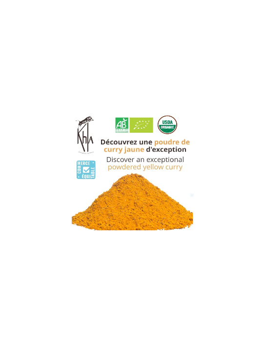 Curry Jaune - Biologique - en poudre - 1kg- KHLA
