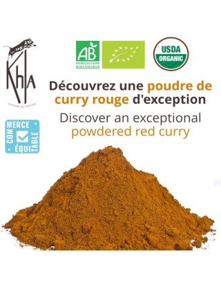 Curry rouge - Biologique - en poudre - 500g- KHLA 2