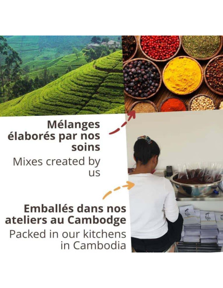 Curry noir - Biologique - en poudre - 500g- KHLA