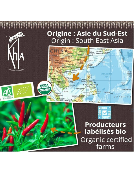 Curry noir - Biologique - en poudre - 500g- KHLA