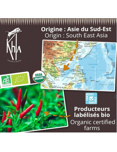 Curry noir - Biologique - en poudre - 500g- KHLA