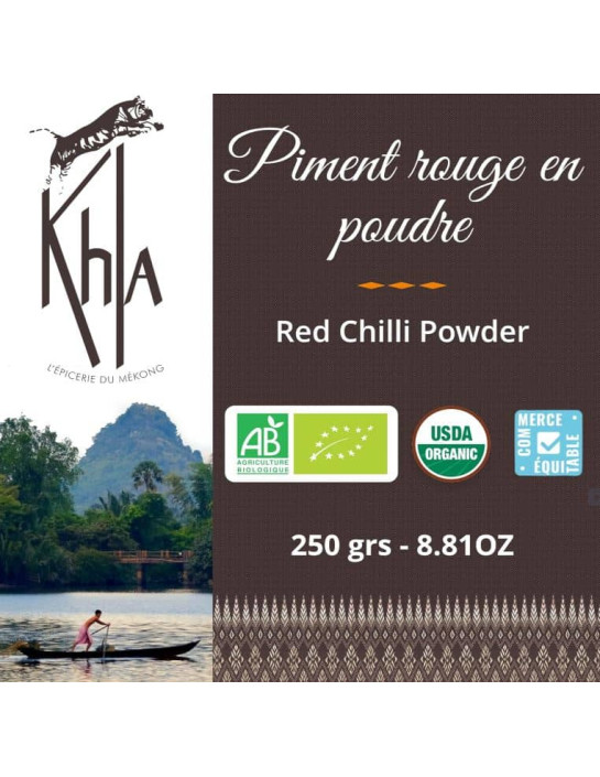 Piment - Biologique - en poudre - 250g- KHLA