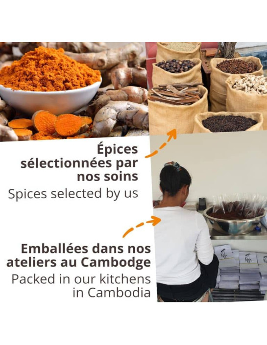 Curcuma - Biologique - en poudre - 50g - Pot- KHLA