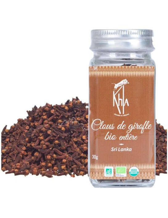 Clous de girofle - Biologique - entier - 30g - Pot- KHLA