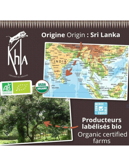 Cannelle de Ceylan - Biologique - en bâton - 100g- KHLA