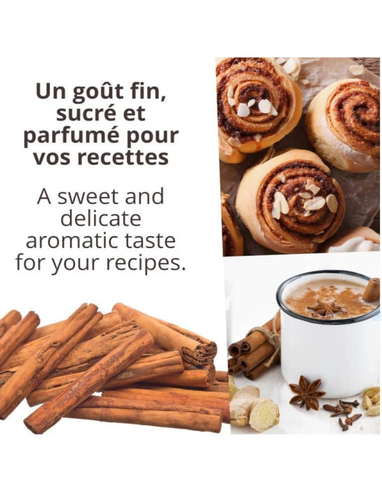Cannelle de Ceylan - Biologique - en bâton - 100g- KHLA