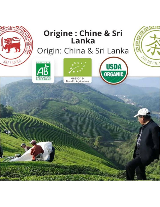 Coffret Thé Petit Déjeuner - Biologique -3 boites Infusettes- THÉ D'ASIE