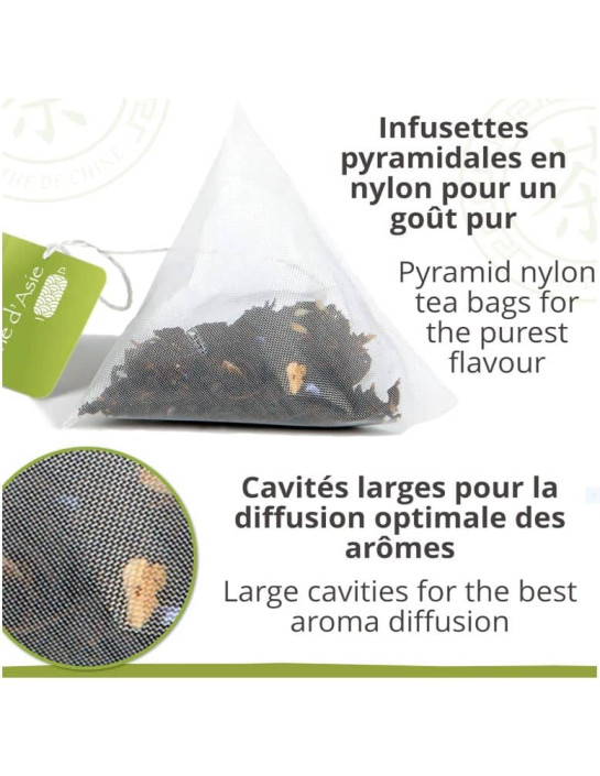 Thé vert - Sencha - Biologique - Pack infusettes x80- THÉ D'ASIE