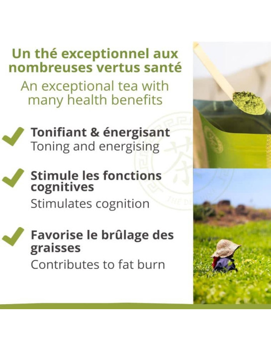 Thé vert - Matcha - Biologique - en vrac - 200g- THÉ D'ASIE