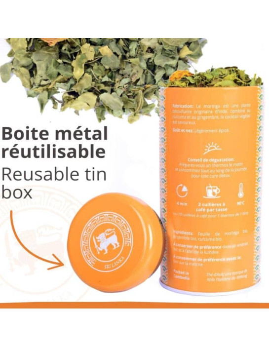 Infusion - détox - Biologique - en vrac - 75g- THÉ D'ASIE