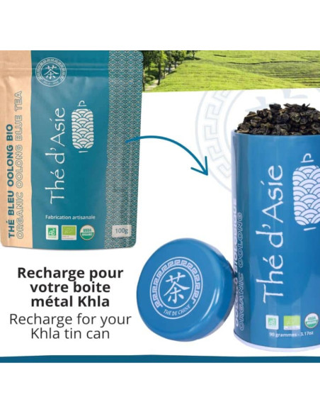 Thé bleu - Oolong - Biologique - en vrac - 250g- THÉ D'ASIE