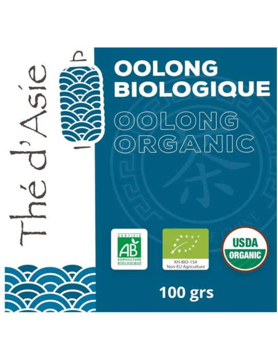 Thé bleu - Oolong - Biologique - en vrac - 100g- THÉ D'ASIE