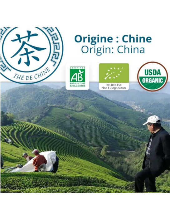 Thé bleu - Oolong - Biologique - en vrac - 90g- THÉ D'ASIE