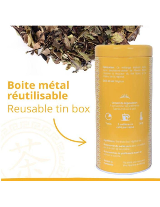 Thé blanc - Paï Mu Tan - Biologique - en vrac - 25g- THÉ D'ASIE