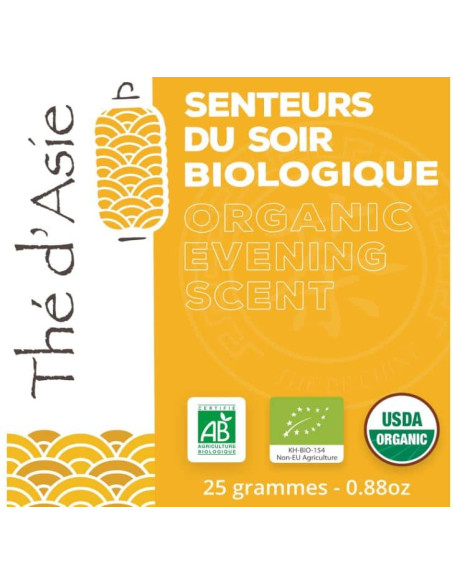 Thé blanc - Senteurs du soir - Biologique - en vrac - 25g- THÉ D'ASIE